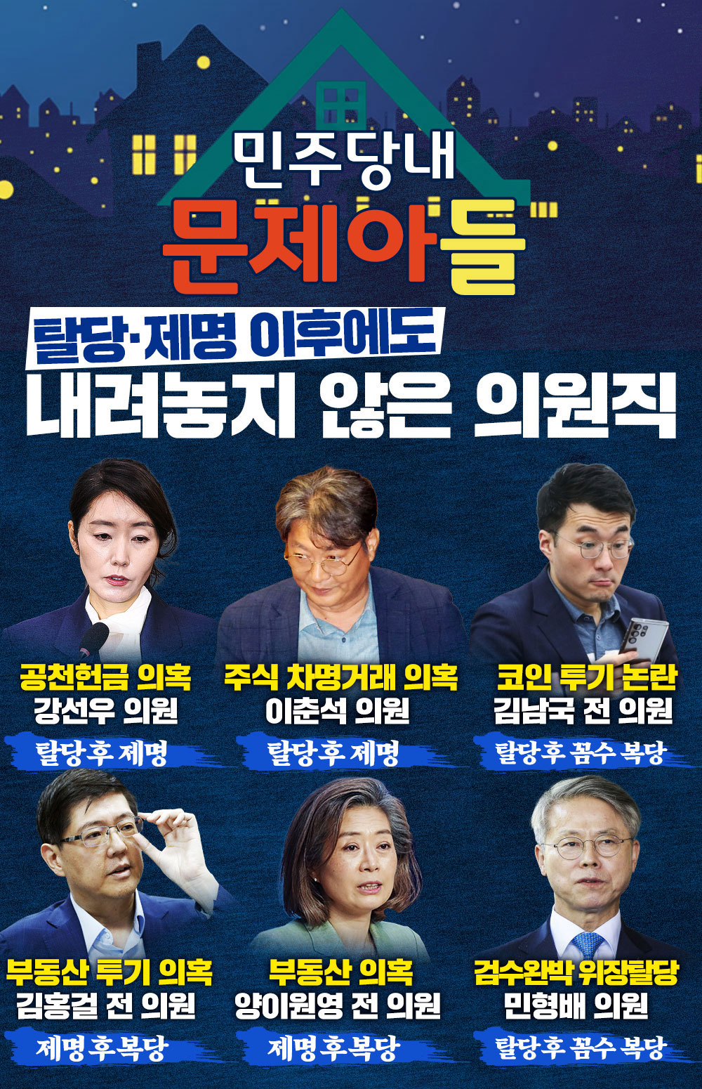 민주당 내 문제아들