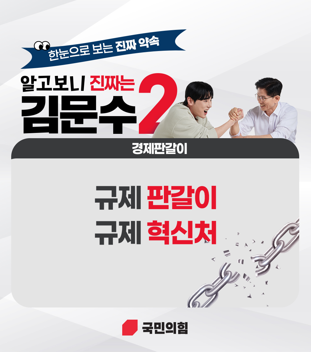 [한눈으로 보는 진짜 약속] 경제판갈이